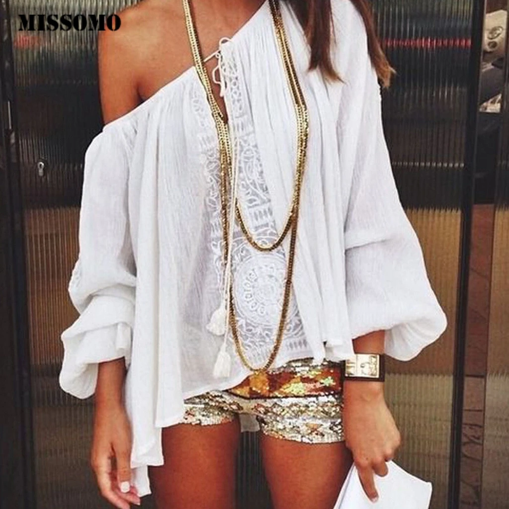 MISSOMO T shirt women tshirt Off Shoulder Lace Hollow Out Women tops Long Sleeve femme T-Skirt harajuku tee shirt femme 619
MISSOMO T shirt women tshirt Off Shoulder Lace Hollow Out Women tops Long Sleeve femme T-Skirt harajuku tee shirt femme 619