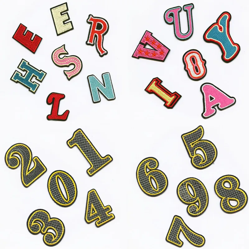 The Number English Letter Patchwork Patch Embroidered Patches For Clothing Iron-On For Close Shoes Bags Badges Embroidery
The Number English Letter Patchwork Patch Embroidered Patches For Clothing Iron-On For Close Shoes Bags Badges Embroidery