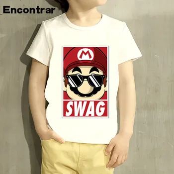 Children Mario Swag Funny Cartoon Design T Shirt Kids Animal Clothing For Boys Baby Girls White T-Shirts,HKP2111
Children Mario Swag Funny Cartoon Design T Shirt Kids Animal Clothing For Boys Baby Girls White T-Shirts,HKP2111