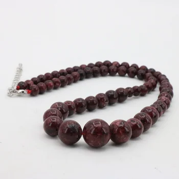 Deep red black spots 6-14mm round bead stone chalcedony tower chain necklace 18 " earrings women fashion jewelry sets
Deep red black spots 6-14mm round bead stone chalcedony tower chain necklace 18 " earrings women fashion jewelry sets