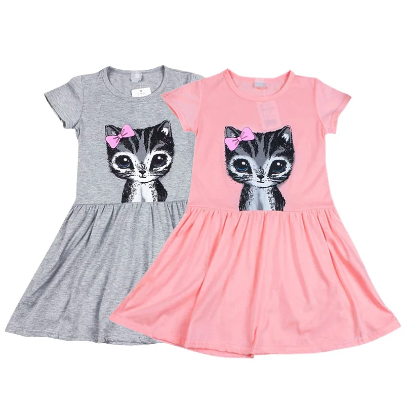 Toddler Baby Girl Kid Princess Casual Party Cat Print Summer Shirt Dress Clothes S01
Toddler Baby Girl Kid Princess Casual Party Cat Print Summer Shirt Dress Clothes S01
