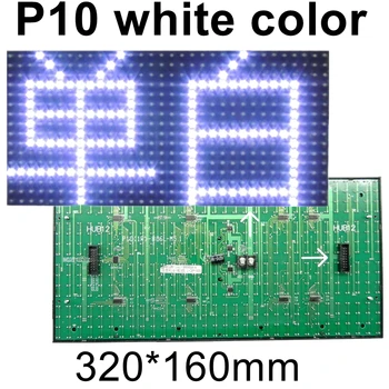 P10 semi-outdoor white color LED screen display module with high brightness 320*160mm 32*16 pixel hub12 port 1/4 scan drive
P10 semi-outdoor white color LED screen display module with high brightness 320*160mm 32*16 pixel hub12 port 1/4 scan drive