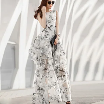 Europe and America 2016 Palace Lolita Print Irregular Elegant Organza Full Dress Perspectivity Princess Dress
Europe and America 2016 Palace Lolita Print Irregular Elegant Organza Full Dress Perspectivity Princess Dress
