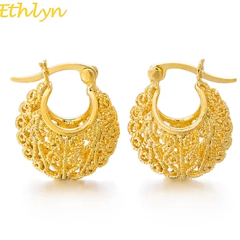 Ethlyn Jewelry Gold Color Cute Hollow Round Clip Earrings Ethiopian /Arab /Middle East Gifts Women Fashion Jewelry Gift E052B
Ethlyn Jewelry Gold Color Cute Hollow Round Clip Earrings Ethiopian /Arab /Middle East Gifts Women Fashion Jewelry Gift E052B