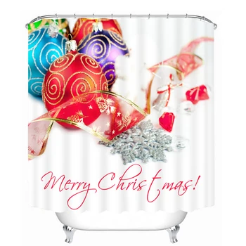 3D Jingling Bell Pattern Shower Curtains Coloured Ribbon Bathroom Curtain Waterproof Thickened Bath Curtain Customizable
3D Jingling Bell Pattern Shower Curtains Coloured Ribbon Bathroom Curtain Waterproof Thickened Bath Curtain Customizable