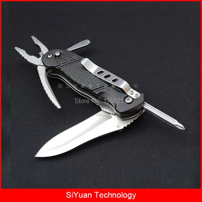 Multifunctional EDC Folding Pocket Knife Multi Purpose Plier Kit with Bottle Opener Screwdriver for Camping and Survival
Multifunctional EDC Folding Pocket Knife Multi Purpose Plier Kit with Bottle Opener Screwdriver for Camping and Survival