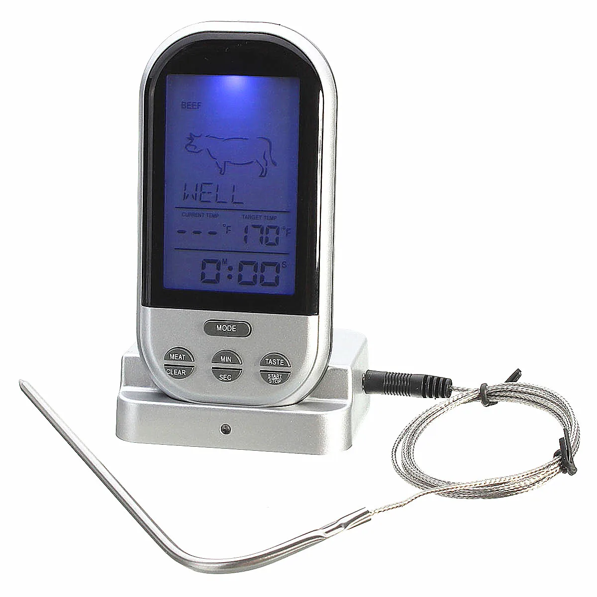 ZEAST Digital Wireless Remote Control Food Meat Outdoor BBQ Smoker Thermometer Home Kitchen Cooking Oven Grill Thermometers
ZEAST Digital Wireless Remote Control Food Meat Outdoor BBQ Smoker Thermometer Home Kitchen Cooking Oven Grill Thermometers