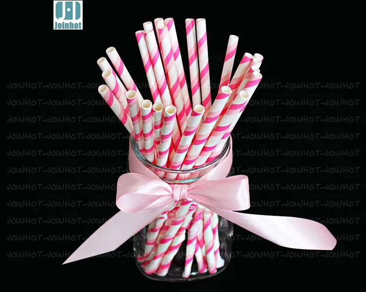 25pcs/lot Pink Striped paper drinking straws creative drinking straw Wedding Decorations Birthday Party
25pcs/lot Pink Striped paper drinking straws creative drinking straw Wedding Decorations Birthday Party