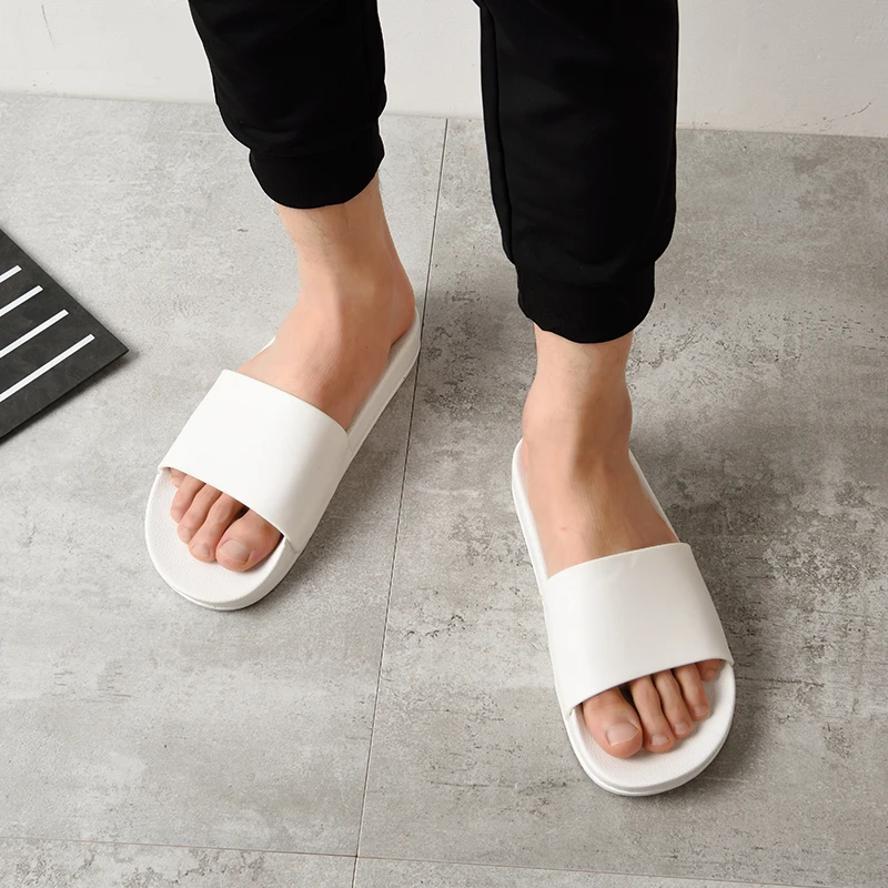 Dropshipping Slippers Casual Black and White Men Shoes Non-slip Slides Bathroom Summer Sandals Soft Sole Flip Flops Man
Dropshipping Slippers Casual Black and White Men Shoes Non-slip Slides Bathroom Summer Sandals Soft Sole Flip Flops Man