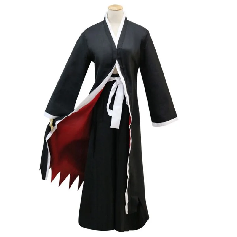 Костюм для косплея Ichigo из японского аниме отбеливатель, Мужская одежда, черная накидка, топы, брюки, нарядное платье для Хэллоуина
Костюм для косплея Ichigo из японского аниме отбеливатель, Мужская одежда, черная накидка, топы, брюки, нарядное платье для Хэллоуина