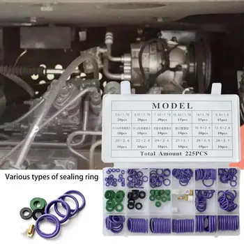 Seal Ring For Automotive Air Conditioning O-shape Rubber Pad Thimble Valve Core Repair Tool R134a R12 Refrigeration Accessories
Seal Ring For Automotive Air Conditioning O-shape Rubber Pad Thimble Valve Core Repair Tool R134a R12 Refrigeration Accessories