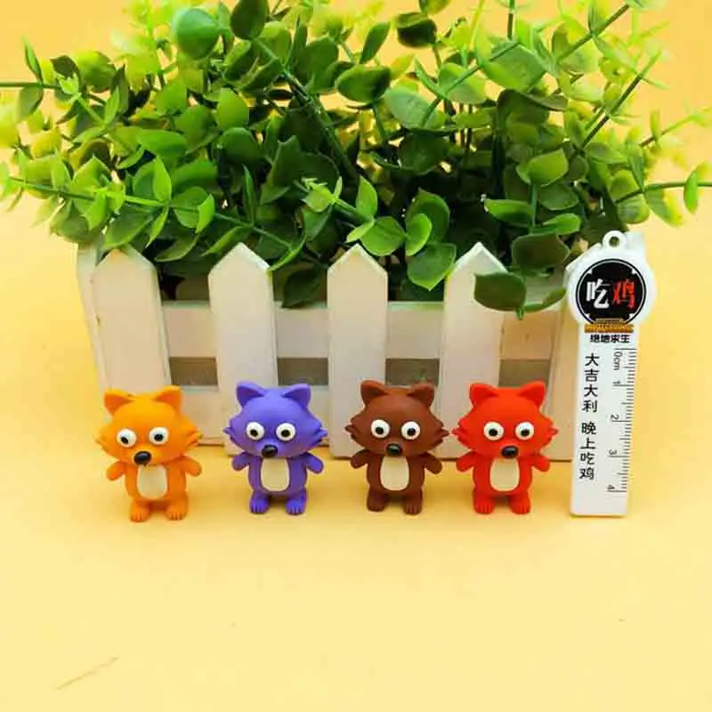 4 Pcs Kawaii Cartoon Cute Fox Rubber Eraser Art School Supplies Office Stationery Novelty Pencil Correction Supplies
4 Pcs Kawaii Cartoon Cute Fox Rubber Eraser Art School Supplies Office Stationery Novelty Pencil Correction Supplies