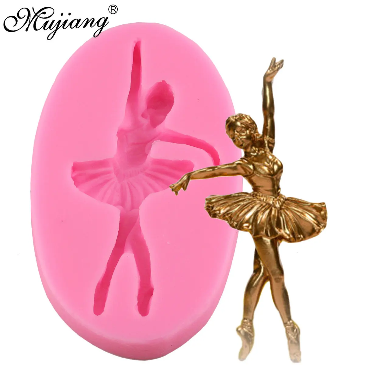 Mujiang 3D Ballet Girl Silicone Mold Cupcake Topper Fondant Cake Decorating Tools Cupcake Baking Candy Chocolate Gumpaste Mould
Mujiang 3D Ballet Girl Silicone Mold Cupcake Topper Fondant Cake Decorating Tools Cupcake Baking Candy Chocolate Gumpaste Mould