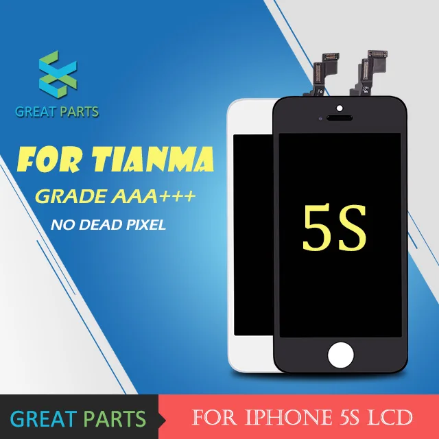 GREAT PARTS 10PCS for tianma For iPhone 5C 5S SE LCD Display AAA Quality Good touch strong Frame LCD Screen Replacement
GREAT PARTS 10PCS for tianma For iPhone 5C 5S SE LCD Display AAA Quality Good touch strong Frame LCD Screen Replacement