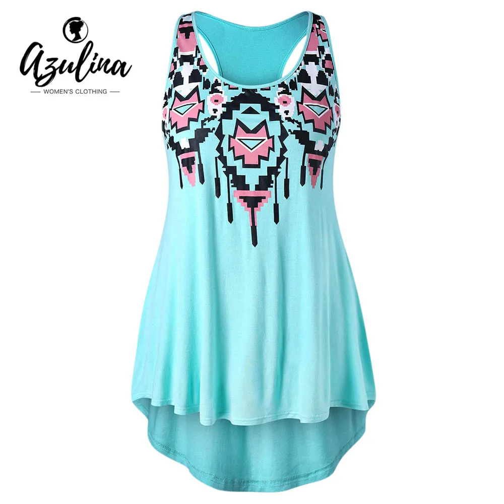 Rosegal Big Size 5XL Racerback Tribal Print Tank Top Summer Casual Sleeveless O Neck Women Tops Tees Plus Size Women'S Clothing
Rosegal Big Size 5XL Racerback Tribal Print Tank Top Summer Casual Sleeveless O Neck Women Tops Tees Plus Size Women'S Clothing