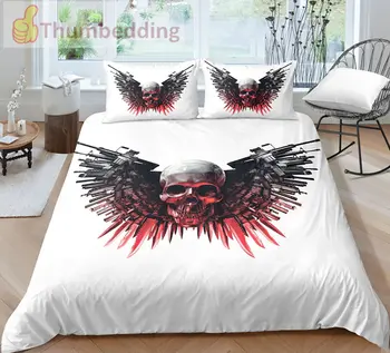 Thumbedding Innovative Skull Bedding Set Popular Hot Duvet Cover Set Exciting Decorative Bedclothes For Bedroom 3pcs
Thumbedding Innovative Skull Bedding Set Popular Hot Duvet Cover Set Exciting Decorative Bedclothes For Bedroom 3pcs