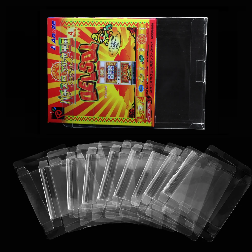 Transparent Clear plastic case box for N-G-P-C for N-E-O-G-E-O game card cartridge Protector box PET Display box
Transparent Clear plastic case box for N-G-P-C for N-E-O-G-E-O game card cartridge Protector box PET Display box