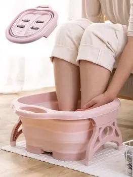 Collapsible plain foaming feet massage shower bucket Plastic foot bath basin large heightening footbath fording barrel free ship
Collapsible plain foaming feet massage shower bucket Plastic foot bath basin large heightening footbath fording barrel free ship