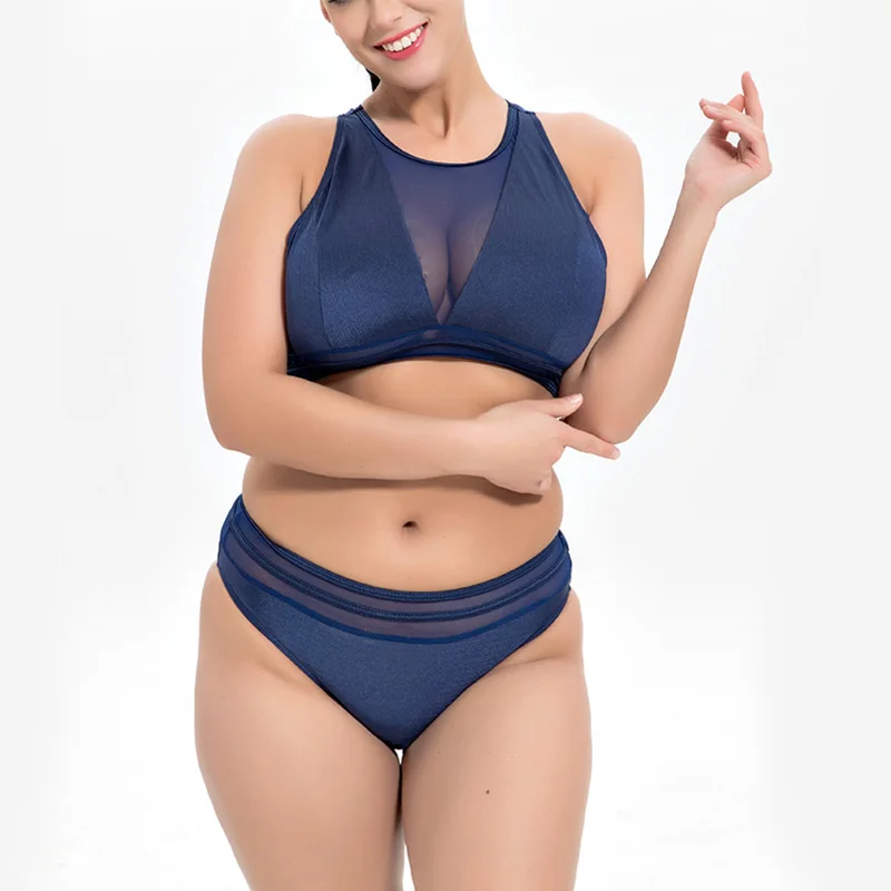 Swimsuit High Neck Bikini Set Lace Black Transparent Swimwear for Women 2019 Plus Size 2 Two Piece Sets Bathing Suits Womens
Swimsuit High Neck Bikini Set Lace Black Transparent Swimwear for Women 2019 Plus Size 2 Two Piece Sets Bathing Suits Womens