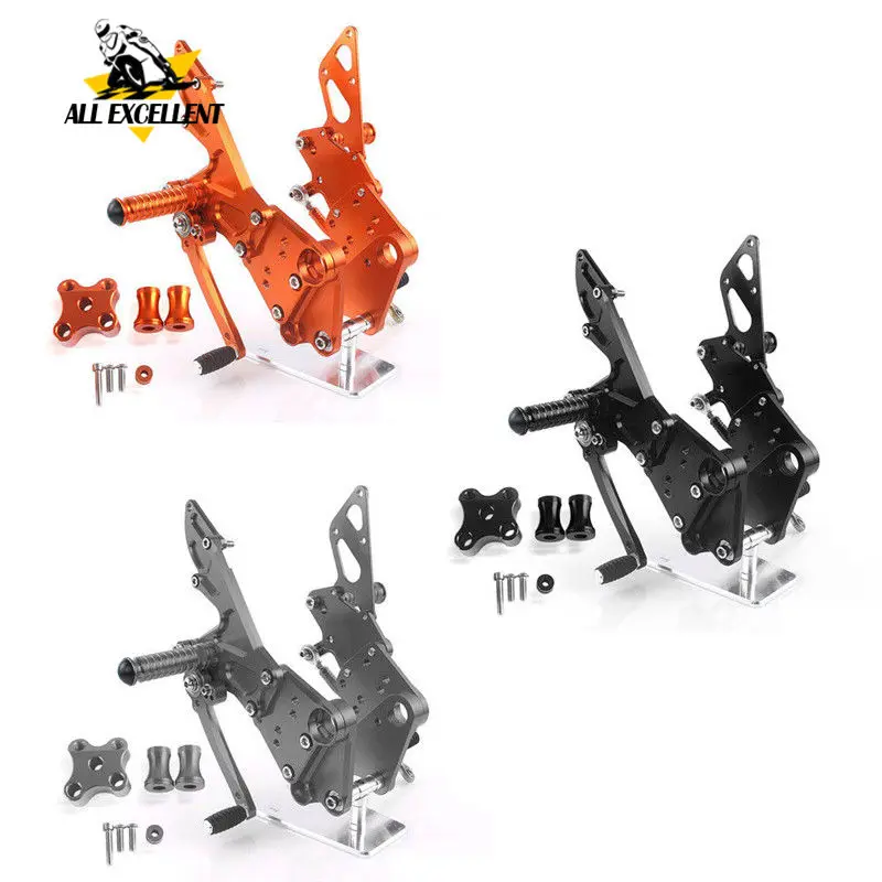 FOR KTM Duke 125 200 390 2011-2017 12 13 14 15 16 Adjustable Rider Rear Sets Rearset Footrest Foot Rest Pegs orange color CNC
FOR KTM Duke 125 200 390 2011-2017 12 13 14 15 16 Adjustable Rider Rear Sets Rearset Footrest Foot Rest Pegs orange color CNC