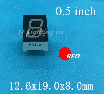 20PCS/LOT 0.5 inch 1 Bit 7 Segment RED LED Display 0.5" 0.5in Digital Tube Common ANODE(Nixie tube)
20PCS/LOT 0.5 inch 1 Bit 7 Segment RED LED Display 0.5" 0.5in Digital Tube Common ANODE(Nixie tube)