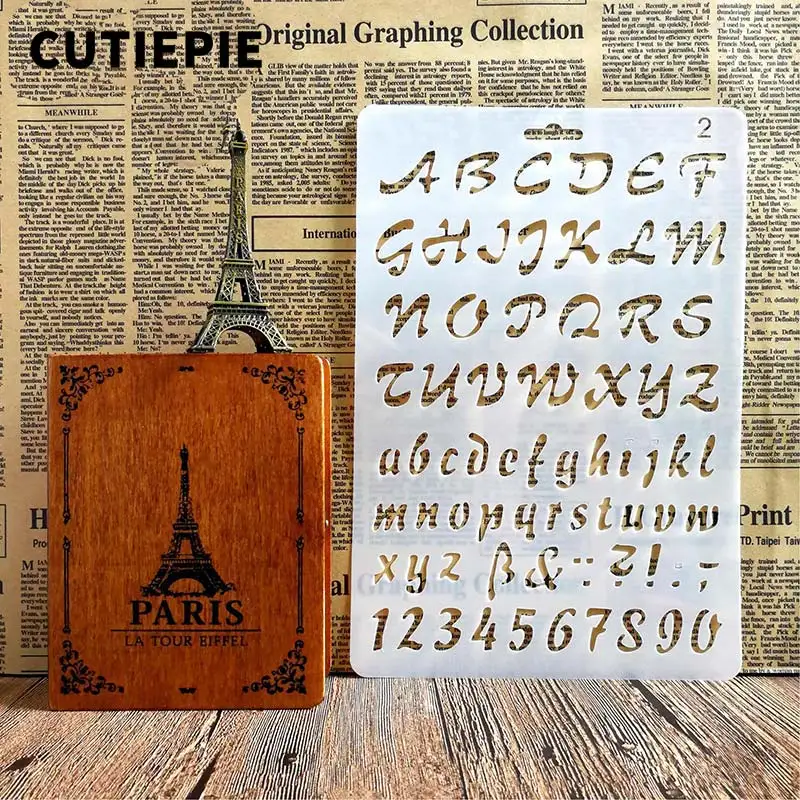 Personality Alphabet Stencils For Painting Scrapbooking Stamp Cake Decorating Tool Embossing Paper Cards Album DIY Decoration
Personality Alphabet Stencils For Painting Scrapbooking Stamp Cake Decorating Tool Embossing Paper Cards Album DIY Decoration