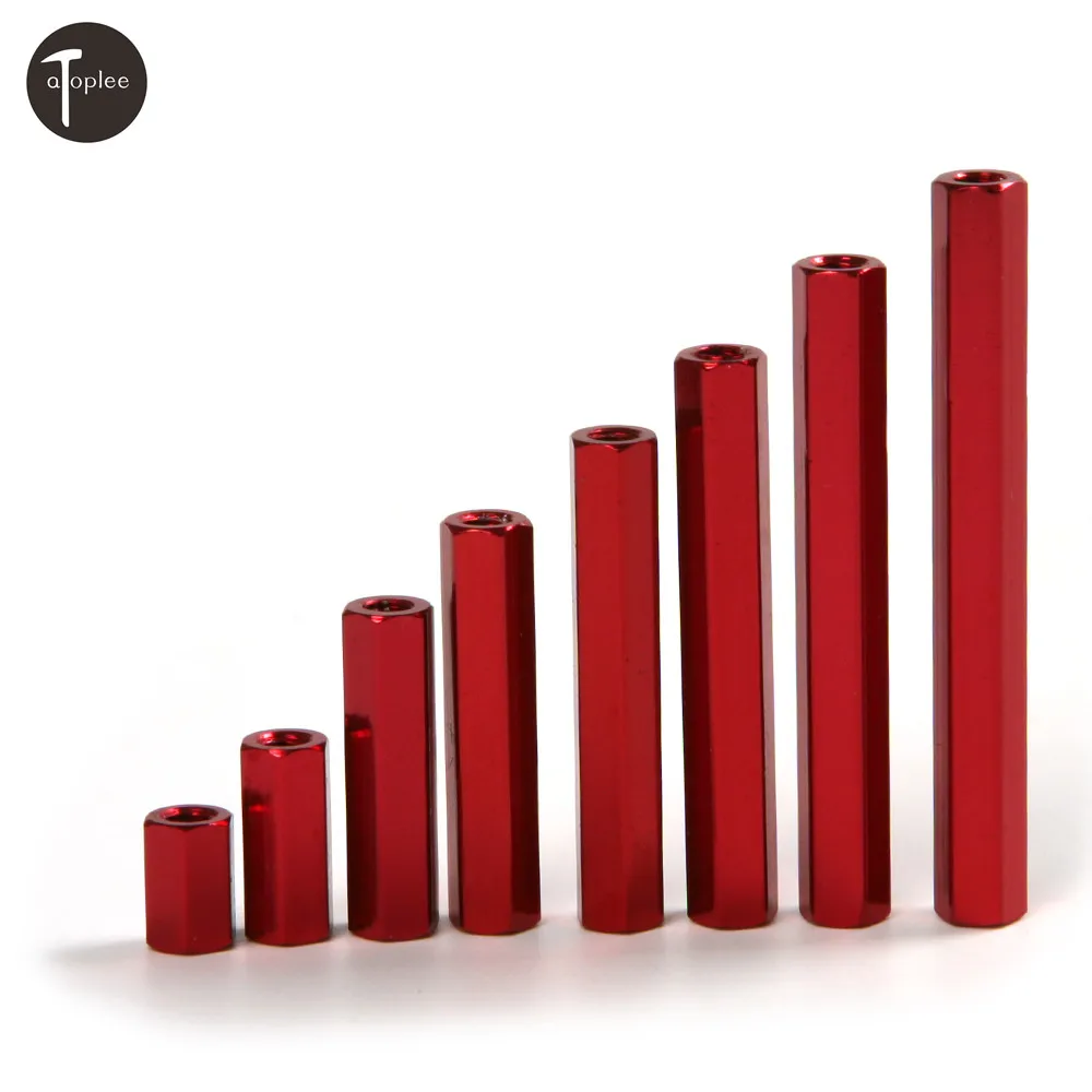 2pcs M3*8mm/12mm/15mm/20mm/25mm/30mm/35mm/40mm/45mm CNC Hexagon Red Aluminum Alloy Standoff For Connecting Rod
2pcs M3*8mm/12mm/15mm/20mm/25mm/30mm/35mm/40mm/45mm CNC Hexagon Red Aluminum Alloy Standoff For Connecting Rod
