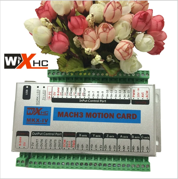 6axis mk6USB Port CNC 3 axis MACH3 USB Smooth Stepper Breakout Board Motion Controller Card
6axis mk6USB Port CNC 3 axis MACH3 USB Smooth Stepper Breakout Board Motion Controller Card