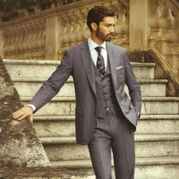 new mens suits for weddings New Custom Made Grey Men Suits Groom Tuxedos Formal Wedding Suits Prom Suit 3 Piece
new mens suits for weddings New Custom Made Grey Men Suits Groom Tuxedos Formal Wedding Suits Prom Suit 3 Piece
