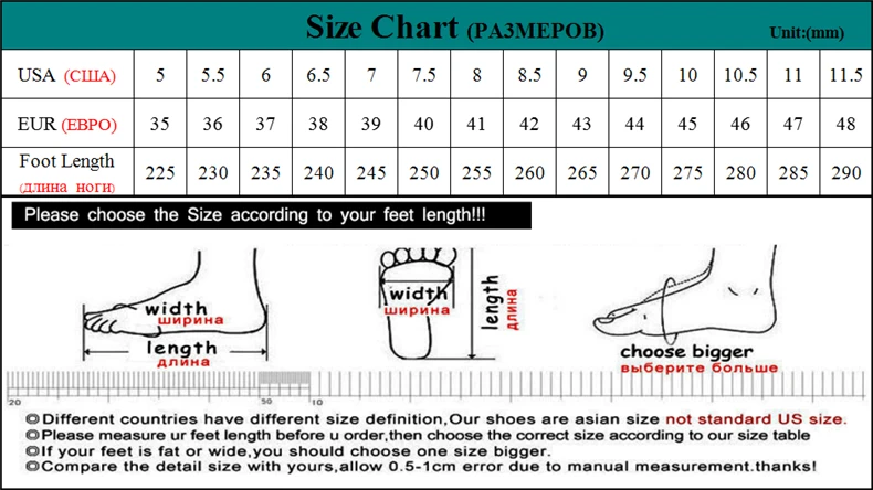 Army Boot Size Chart