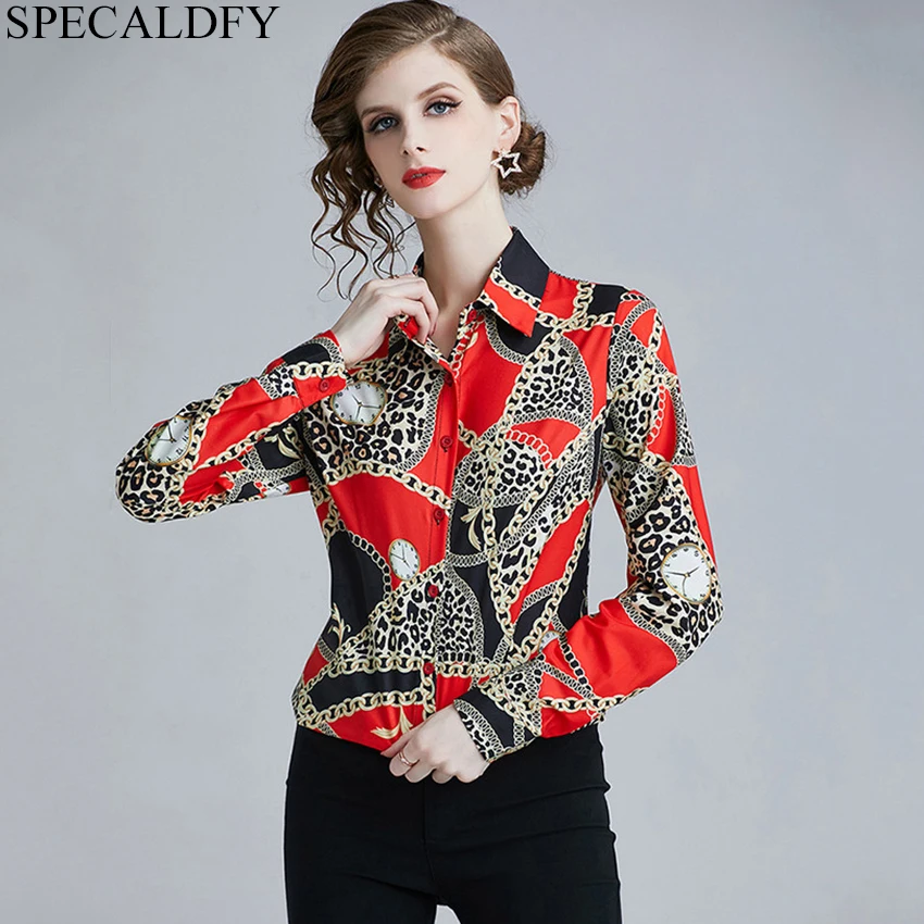 2019 Runway Tops Luxury Print Shirt Women Long Sleeve Shirts Ladies Vintage Blouse Camisas Mujer Blusa Feminina Manga Comprida
2019 Runway Tops Luxury Print Shirt Women Long Sleeve Shirts Ladies Vintage Blouse Camisas Mujer Blusa Feminina Manga Comprida