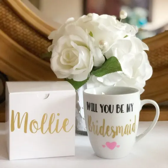 Personalized names wedding bridesmaid coffee mugs, custom will you be my maid of honor proposal gifts, Christmas Birthday gifts
Personalized names wedding bridesmaid coffee mugs, custom will you be my maid of honor proposal gifts, Christmas Birthday gifts