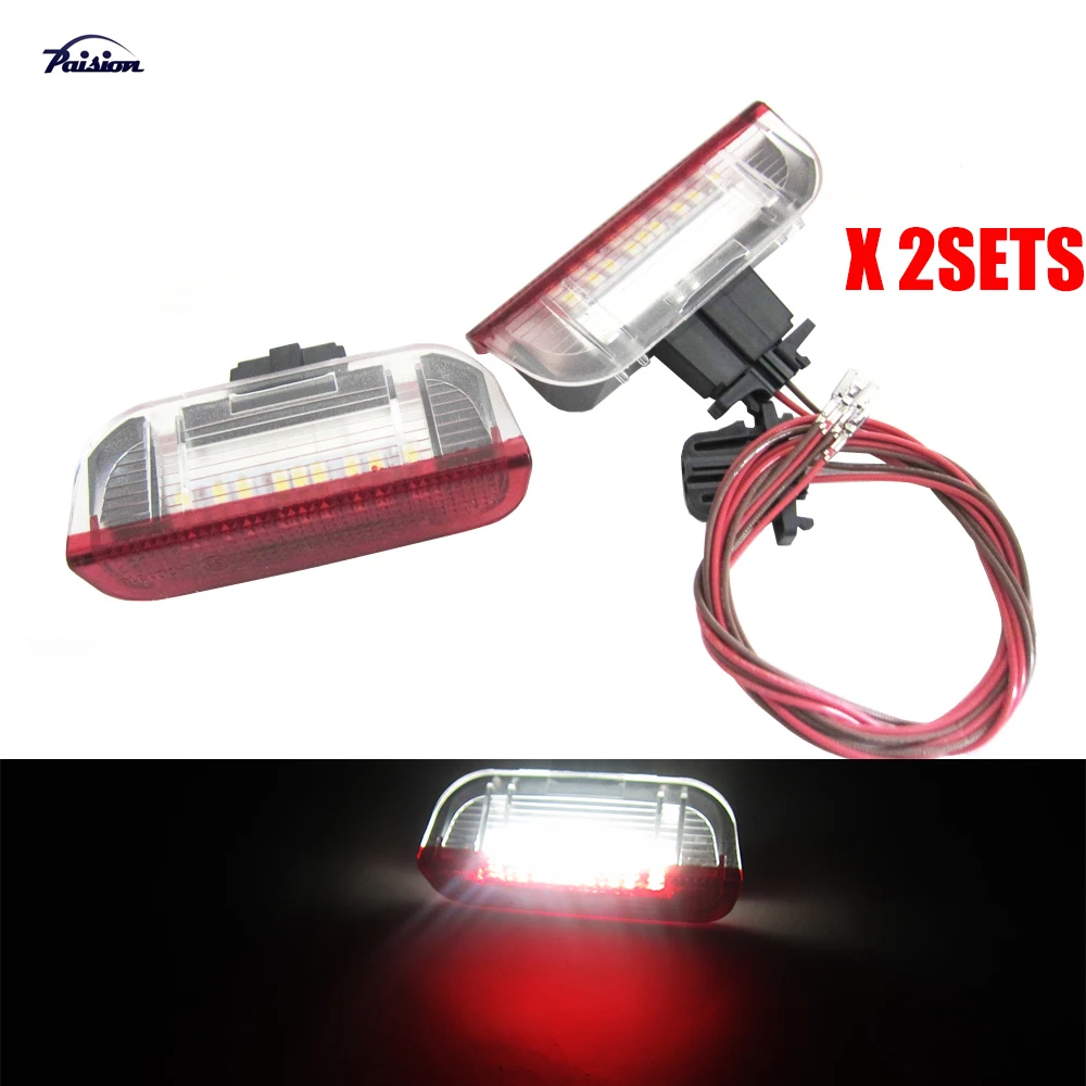 4Pcs LED Courtesy Door Light Front+Rear Replacement Lamp for Volkswagen VW Golf5 Golf6 Golf Plus Passat White+Red
4Pcs LED Courtesy Door Light Front+Rear Replacement Lamp for Volkswagen VW Golf5 Golf6 Golf Plus Passat White+Red
