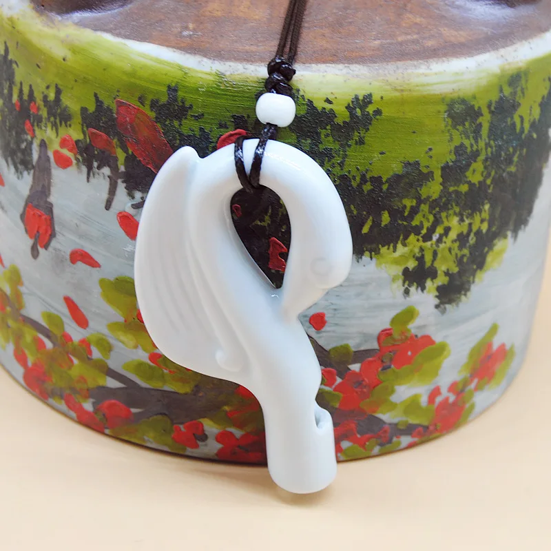 Animal Necklace For Women Ceramic Swans Dragon Whistle Beads Strand Long Necklaces Sweater Chain Handmade Jewelry Charms Choker
Animal Necklace For Women Ceramic Swans Dragon Whistle Beads Strand Long Necklaces Sweater Chain Handmade Jewelry Charms Choker