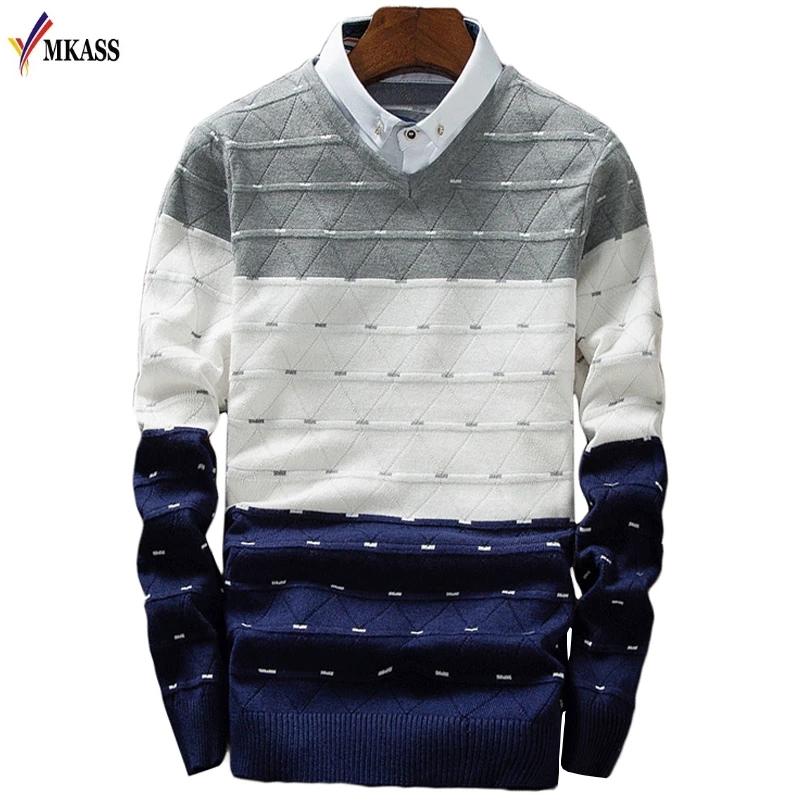 New Sweaters Men Fashion Style Autumn Patchwork Knitted High Quality Pullover Men Casual Men Sweater M-2XL
New Sweaters Men Fashion Style Autumn Patchwork Knitted High Quality Pullover Men Casual Men Sweater M-2XL