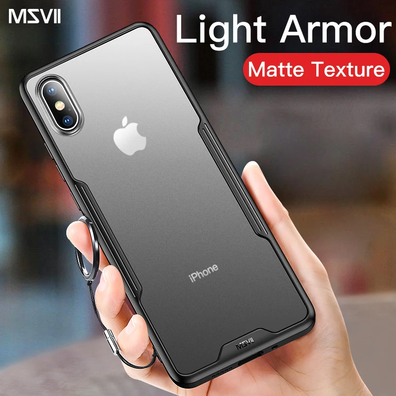 Msvii Armor Rugged Case For iPhone XS X XR Hard PC Soft TPU Rubber Silicone Back Cover For iPhone XS MAX Shockproof Phone Case
Msvii Armor Rugged Case For iPhone XS X XR Hard PC Soft TPU Rubber Silicone Back Cover For iPhone XS MAX Shockproof Phone Case