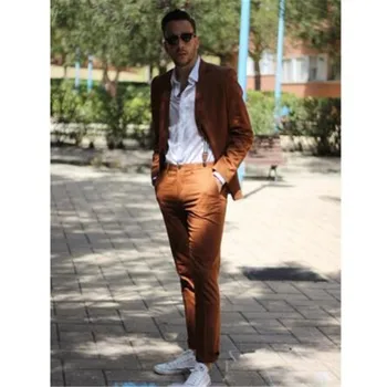 New Fashion Brown Men Suit Slim Notch Lapel Latest Coat Pant Design Slim Fit Groom For Wedding Blazer 2Pieces(Jacket+Pant+Vest+T
New Fashion Brown Men Suit Slim Notch Lapel Latest Coat Pant Design Slim Fit Groom For Wedding Blazer 2Pieces(Jacket+Pant+Vest+T
