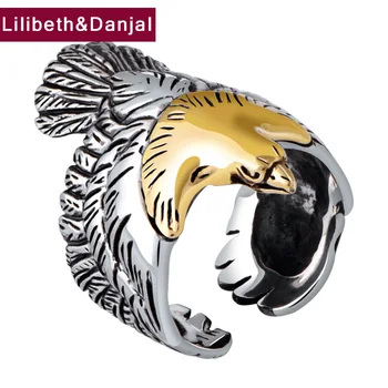 Thai silver Men Big Ring 925 Sterling Silver Fine jewelry Punk Eagle Feathers Brand Fashion Adjustable Christmas Gift R13
Thai silver Men Big Ring 925 Sterling Silver Fine jewelry Punk Eagle Feathers Brand Fashion Adjustable Christmas Gift R13
