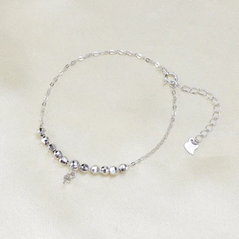 925 Sterling Silver Pearl Bracelet Chain Findings, Fashion Bracelet Settings Jewelry Parts Fittings Charm Accessories 2 Color
925 Sterling Silver Pearl Bracelet Chain Findings, Fashion Bracelet Settings Jewelry Parts Fittings Charm Accessories 2 Color