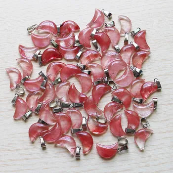 Wholesale 30pcs/lot Fashion Natural watermelon red Moon Shape charms bead Pendants DIY Jewelry Making for women free shiping
Wholesale 30pcs/lot Fashion Natural watermelon red Moon Shape charms bead Pendants DIY Jewelry Making for women free shiping