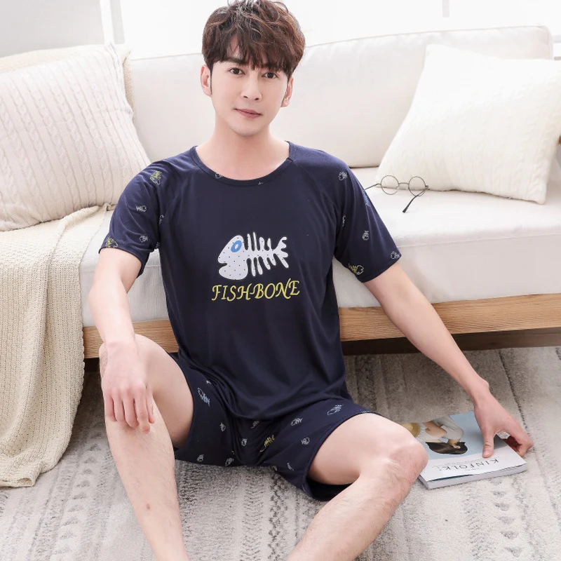 WAVMIT Men's Pajamas Summer Short Sleeve Home Thin Cotton Plaid Pyjamas Men Lounge Pajama Sets Boy Nihgtwear Sleepwear Sets
WAVMIT Men's Pajamas Summer Short Sleeve Home Thin Cotton Plaid Pyjamas Men Lounge Pajama Sets Boy Nihgtwear Sleepwear Sets
