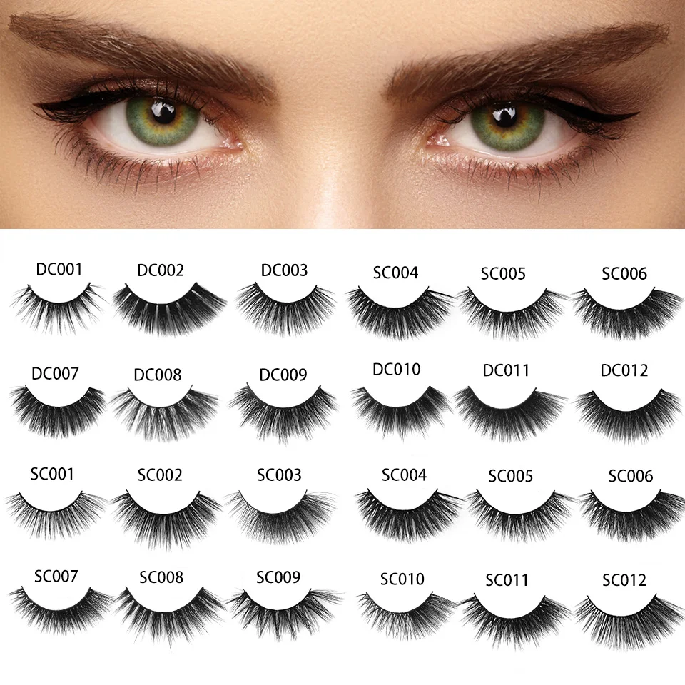NEWCOME 24 Styles 3D 6D False Mink Eyelash Full Strip Eye Lashes Handmade Soft Eyelashes Think Cross Eyelash Extension Makeup
NEWCOME 24 Styles 3D 6D False Mink Eyelash Full Strip Eye Lashes Handmade Soft Eyelashes Think Cross Eyelash Extension Makeup