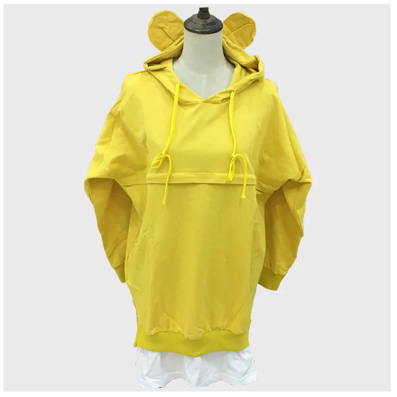 Bear Ear solid color Women Hooded Hoody Sweater Coat Pullover With zipper Breastfeeding Hoodie Spring Sweatshirt
Bear Ear solid color Women Hooded Hoody Sweater Coat Pullover With zipper Breastfeeding Hoodie Spring Sweatshirt