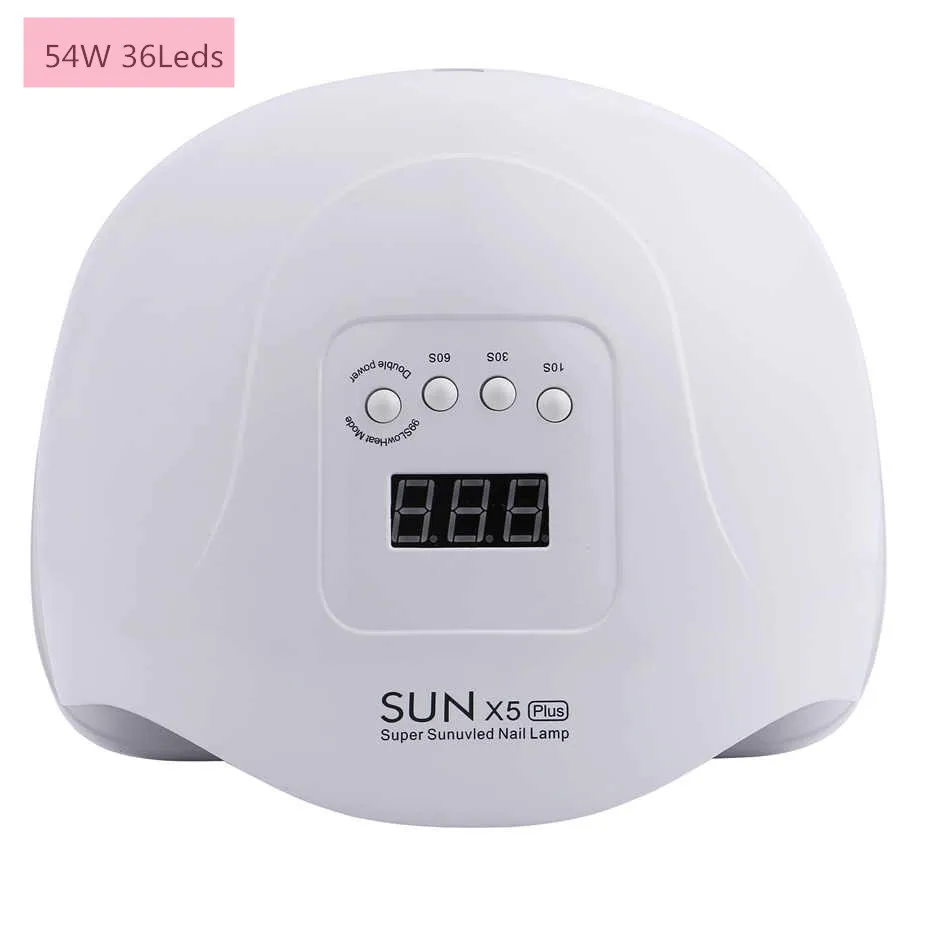 Nail Dryer Machine 54W UV LED Lamp For Manicure Curing All Gel Nails Varnish White Sunlight Lamp Auto Sensor for Home and Salon
Nail Dryer Machine 54W UV LED Lamp For Manicure Curing All Gel Nails Varnish White Sunlight Lamp Auto Sensor for Home and Salon