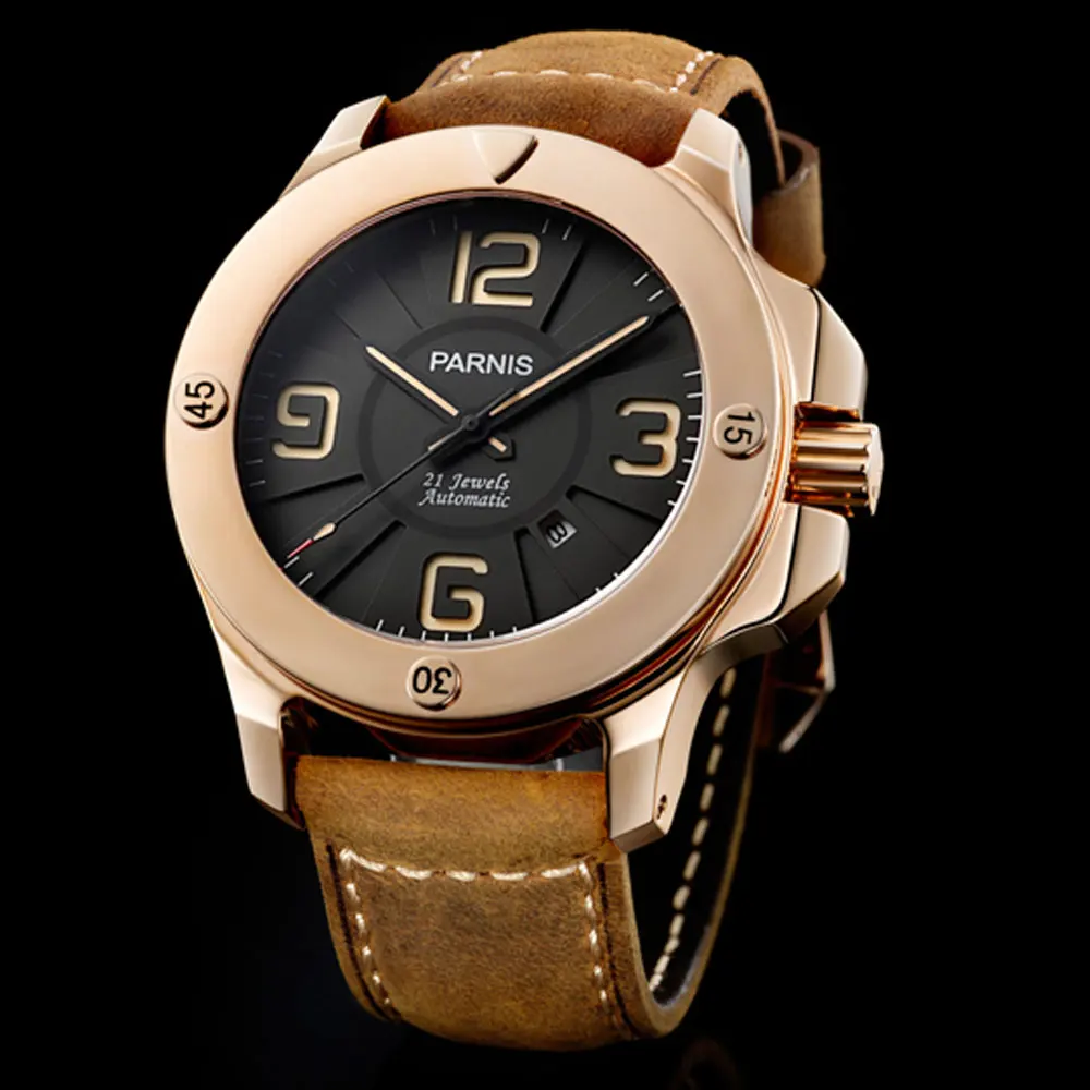 47mm black dial luminous marks date sapphire glass Top Brand Luxury miyota Automatic movement Men's Mechanical Wristwatches
47mm black dial luminous marks date sapphire glass Top Brand Luxury miyota Automatic movement Men's Mechanical Wristwatches