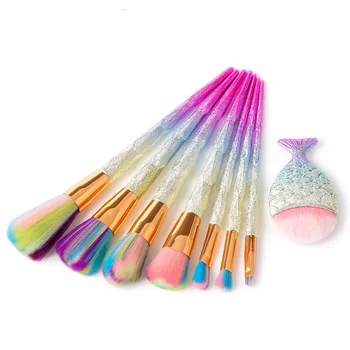 8Pcs Diamond Shape Makeup Brushes Set Beauty Cosmetic Eyeshadow Lip Powder Mermaid Blusher Face Pinceis Tool Kabuki Brush
8Pcs Diamond Shape Makeup Brushes Set Beauty Cosmetic Eyeshadow Lip Powder Mermaid Blusher Face Pinceis Tool Kabuki Brush