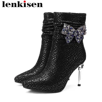 2018 kid suede colorful crystal butterfly office lady plus size super high thin heels sexy pointed toe zipper mid-calf boots L83
2018 kid suede colorful crystal butterfly office lady plus size super high thin heels sexy pointed toe zipper mid-calf boots L83