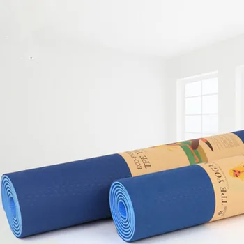 Tpe yoga blanket fitness exercise mat 6mm double layer double color widened yoga mat double gym mat
Tpe yoga blanket fitness exercise mat 6mm double layer double color widened yoga mat double gym mat