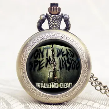The Walking Dead Theme DONT OPEN DEAD INSIDE Design Glass Dome Case Cool Bronze Pocket Watch To American Drama Fans
The Walking Dead Theme DONT OPEN DEAD INSIDE Design Glass Dome Case Cool Bronze Pocket Watch To American Drama Fans