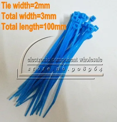 PHIOPILAN 500pcs 4" inch 3mm *100mm TW=3MM W=2MM L=100MM blue Cable Wire Zip Ties Self Locking self-locking Nylon Cable tie
PHIOPILAN 500pcs 4" inch 3mm *100mm TW=3MM W=2MM L=100MM blue Cable Wire Zip Ties Self Locking self-locking Nylon Cable tie